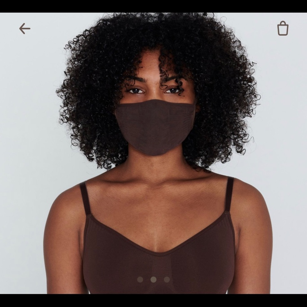 5x SKIMS COCOA brown kardashian facemask